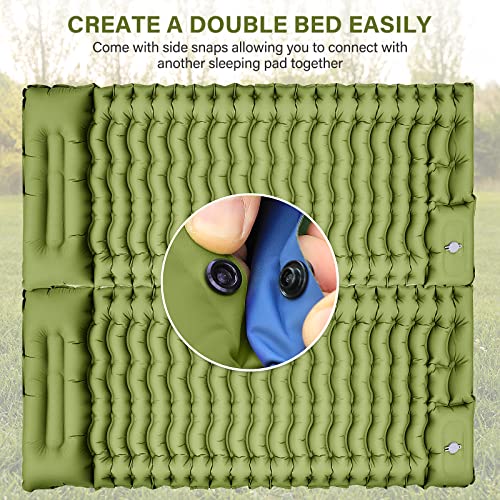 Ultralight Inflatable Camping Sleeping Pad with Pillow P765
