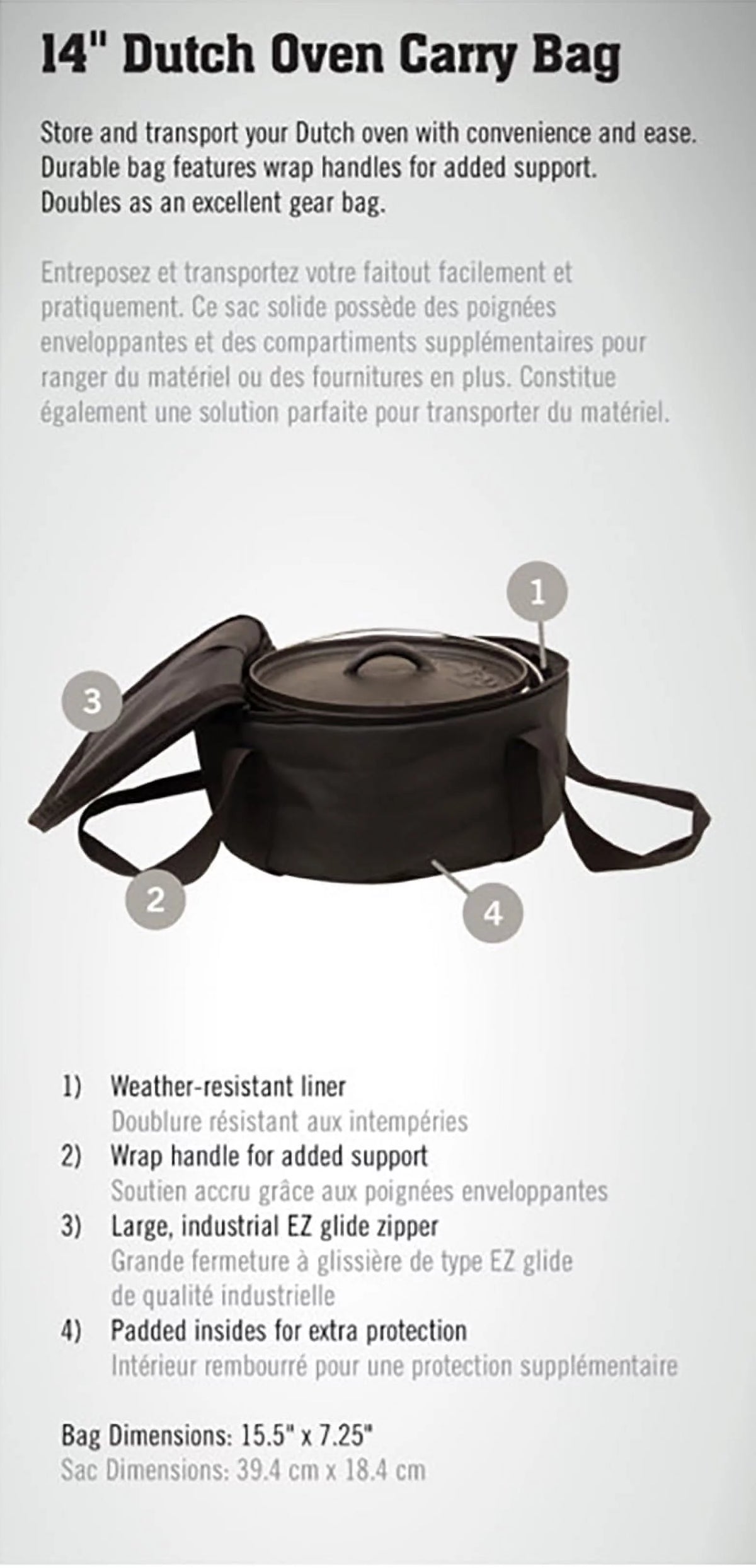 14" Padded Dutch Oven Carry Bag G262980