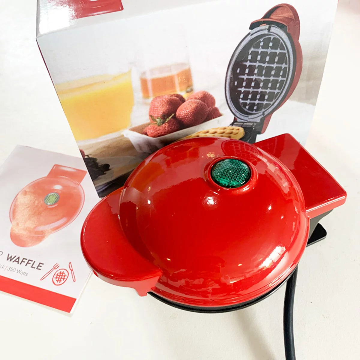 Portable Mini Electric Non-Stick Waffle Maker S836206