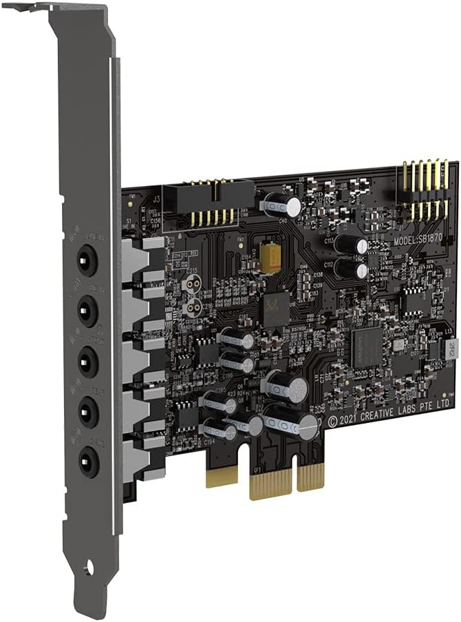 PCIe 5.1 Sound Card with Headphone Amp Z1949