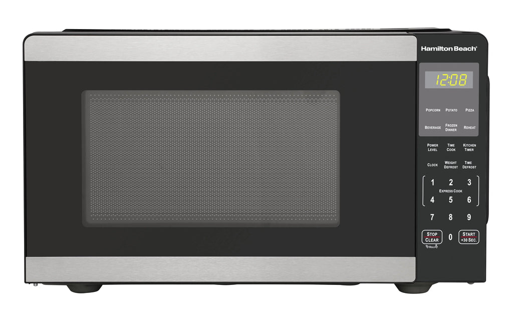 0.9 Cu ft 900 Watts Stainless Steel Countertop Microwave Oven H334807