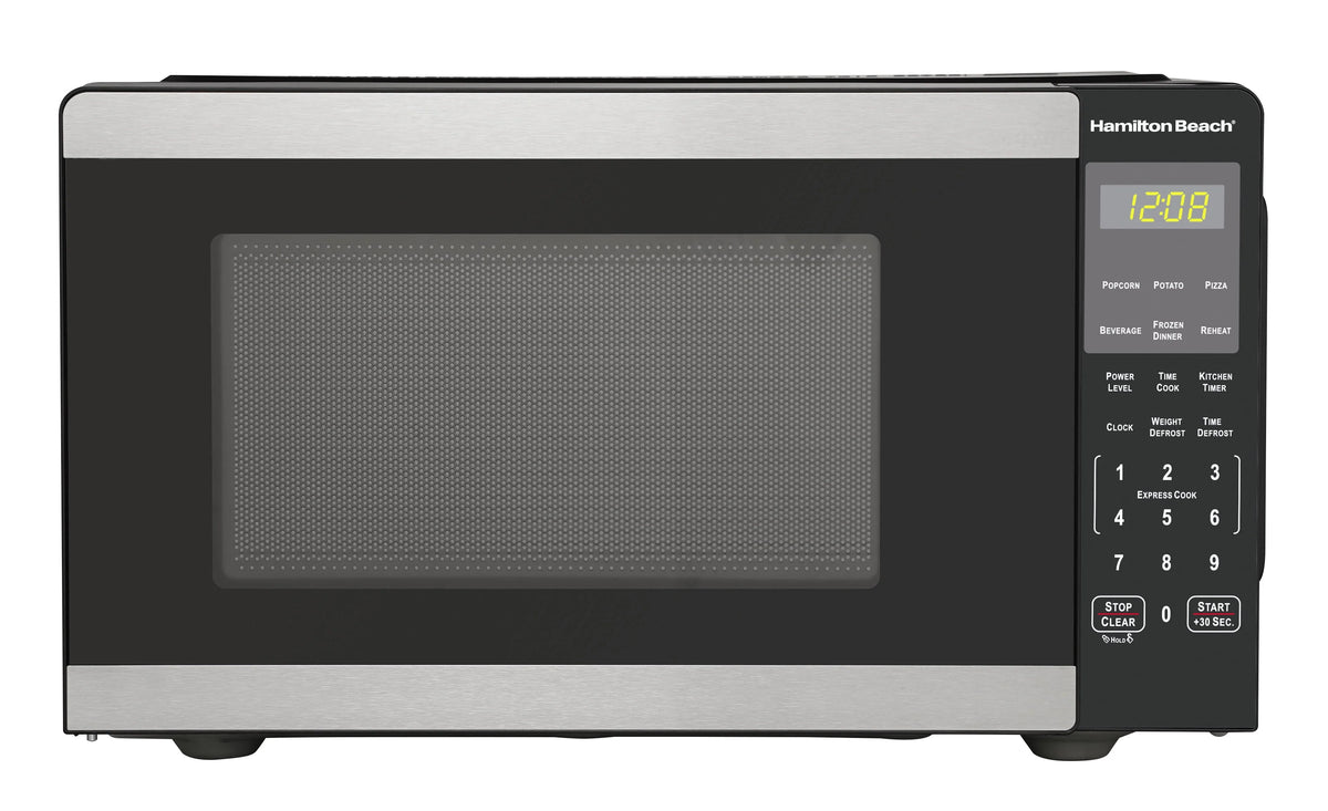0.9 Cu ft 900 Watts Stainless Steel Countertop Microwave Oven H334807