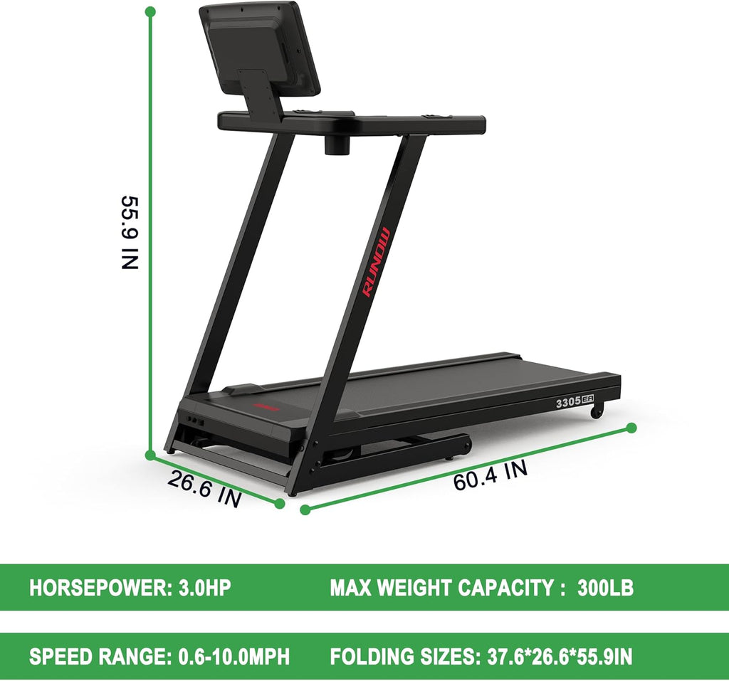 Folding Treadmill with Auto Incline W95085