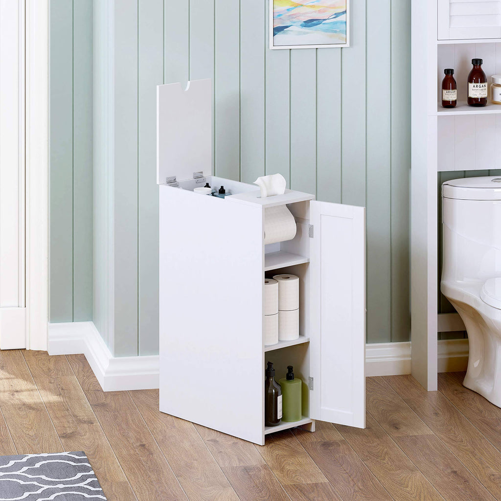 Toilet Paper Storage Cabinet with Rolling Holder F87307