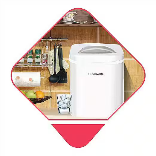 White Freestanding Ice Maker Q11108