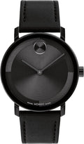 Swiss Quartz Watch with Nappa Leather Strap, 40mm D714