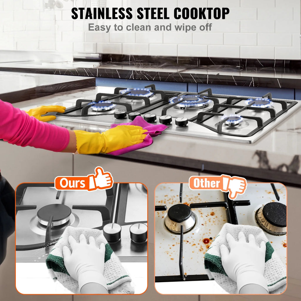 30 inch 5 Burners Gas Cooktop X84723