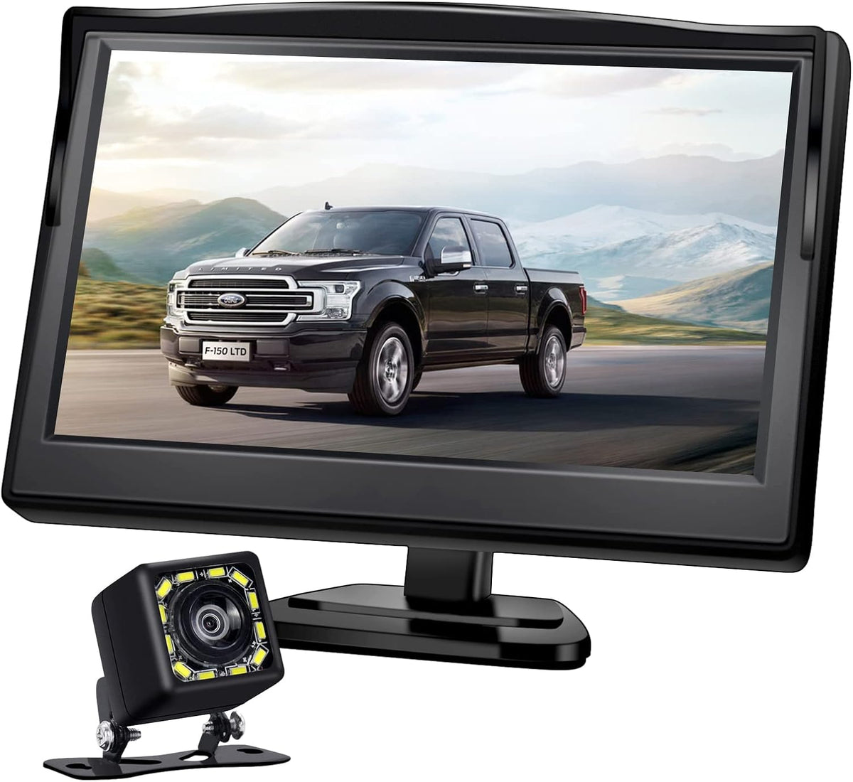 5 Inch Monitor HD 1080P IP69 Waterproof Backup Camera Kit Pack of 2 P70867
