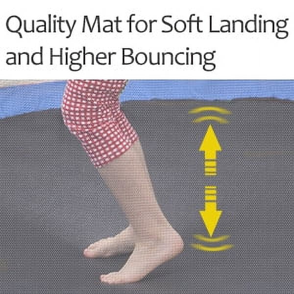 55'' Trampoline with Enclosure Net and Balls M250759