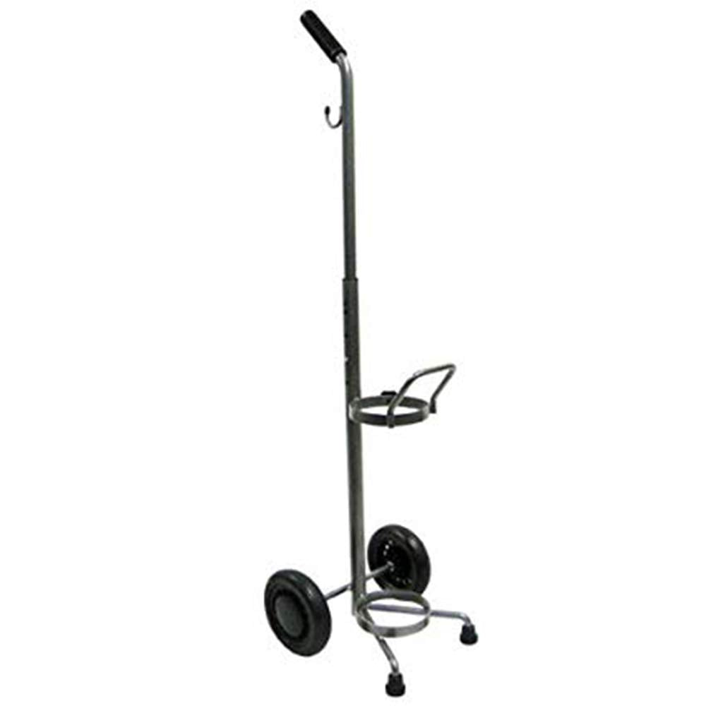 Oxygen Cylinder Cart, Silver Vein Finish, 10 W x 10 D x 38 H, Package of 6 T76977