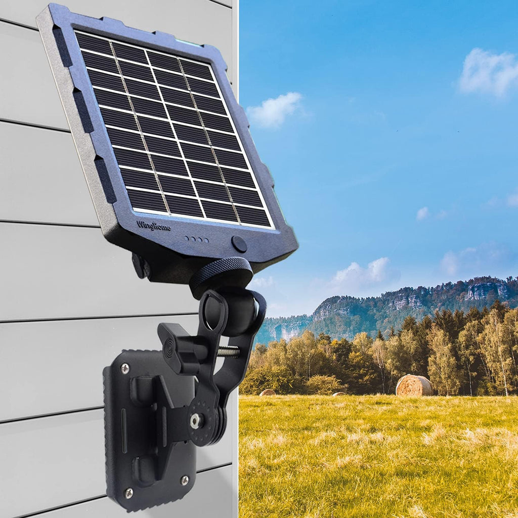 Solar Panel Battery Charger Kit with 2000mAH Rechargeable Lithium Battery IP66 Waterproof Q754625