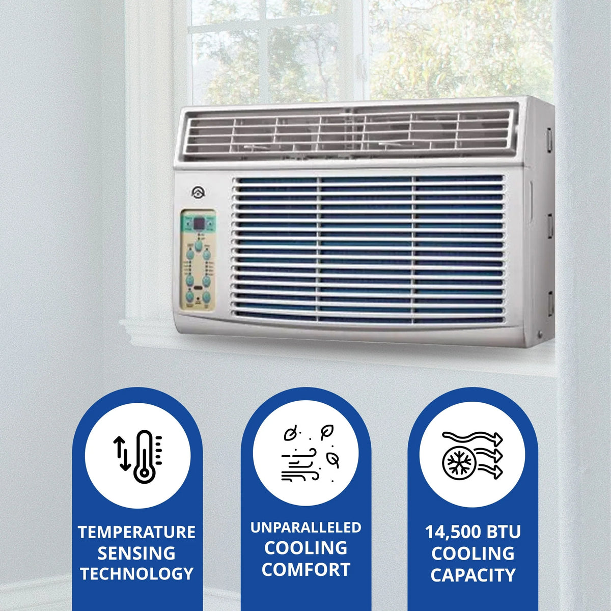 14,500 BTU Window Air Conditioner with Remote D485