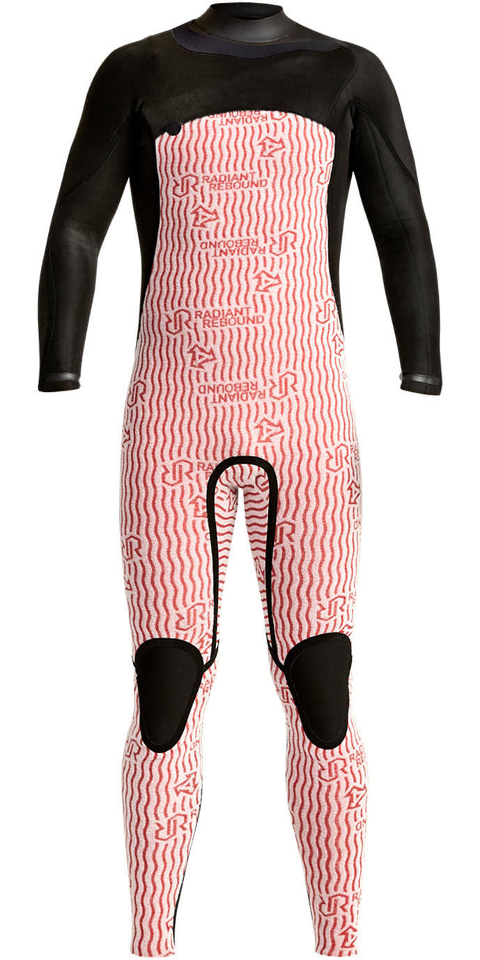 Black L Chest Zip Wetsuit G5418