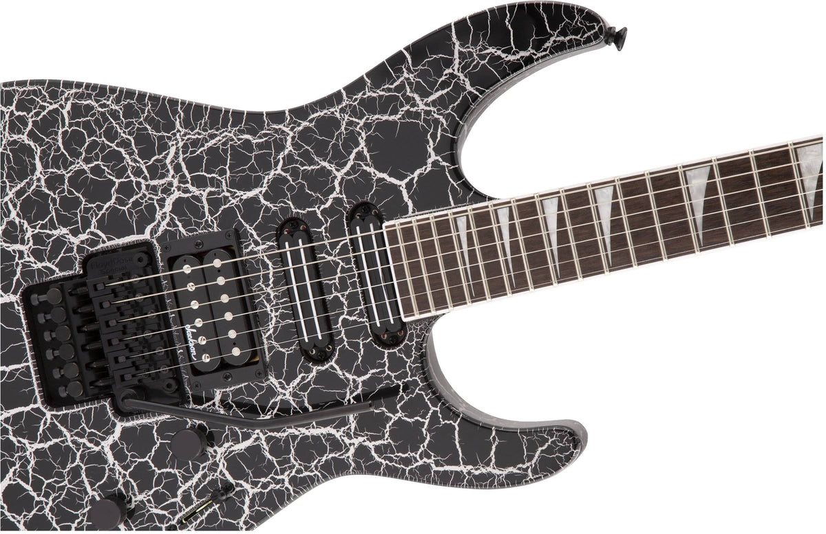 Silver Crackle Electric Guitar B9010