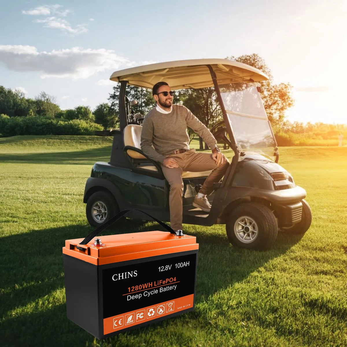 12V 100AH LiFePO4 Lithium Battery K32437