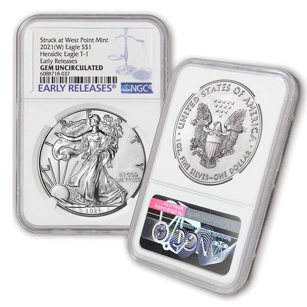 1 oz American Silver Eagle Coin Gem Uncirculated K7758