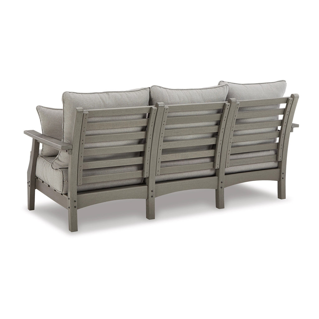 Gray Polyester Fabric Outdoor Sofa A65376
