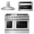 48 Gas Burner Electric Oven Range, Range Hood, Microwave J78199