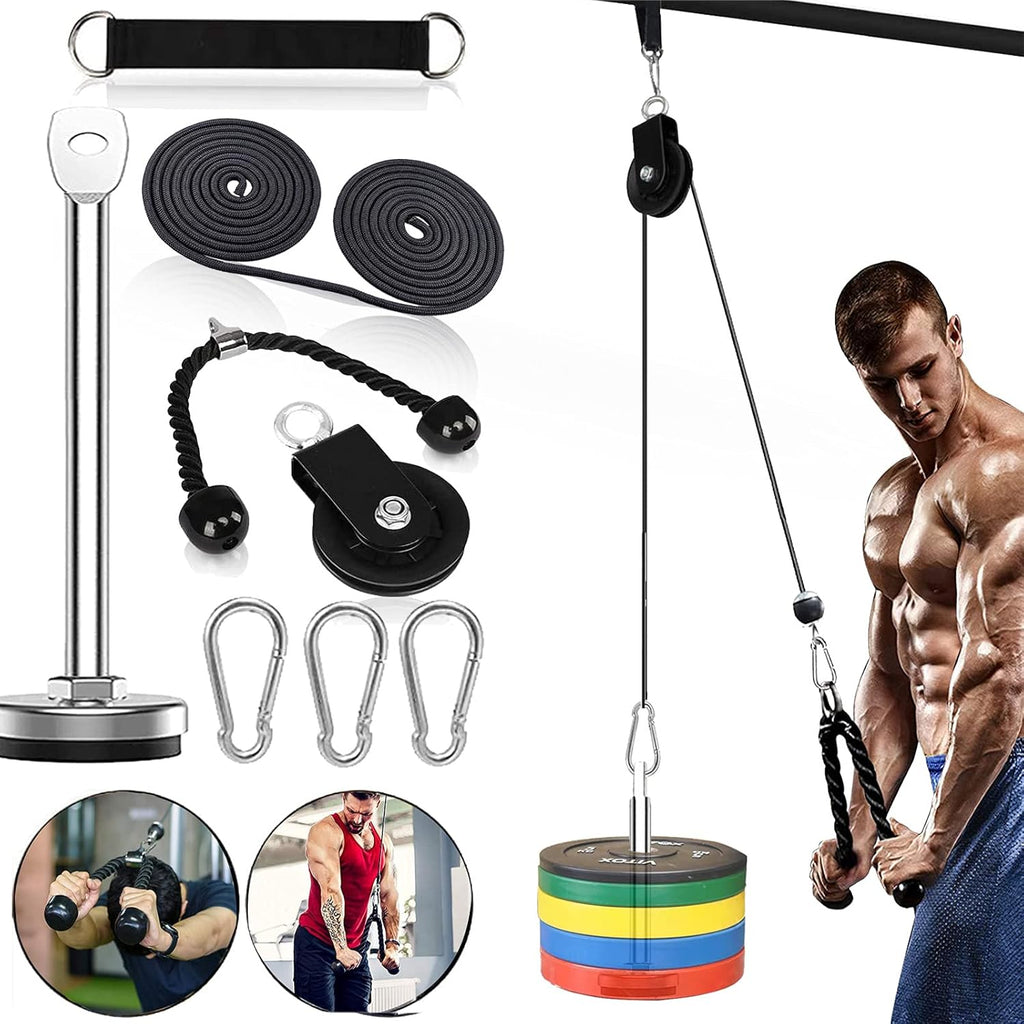 Weight Cable Pulley System Home Gym Equipment T12760