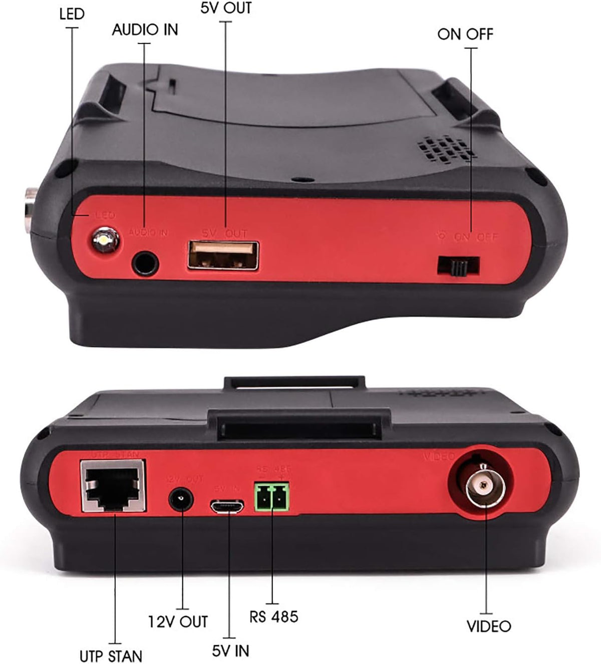 4-in-1 Portable CCTV Tester HD 8MP 4.3-inch LCD A71393