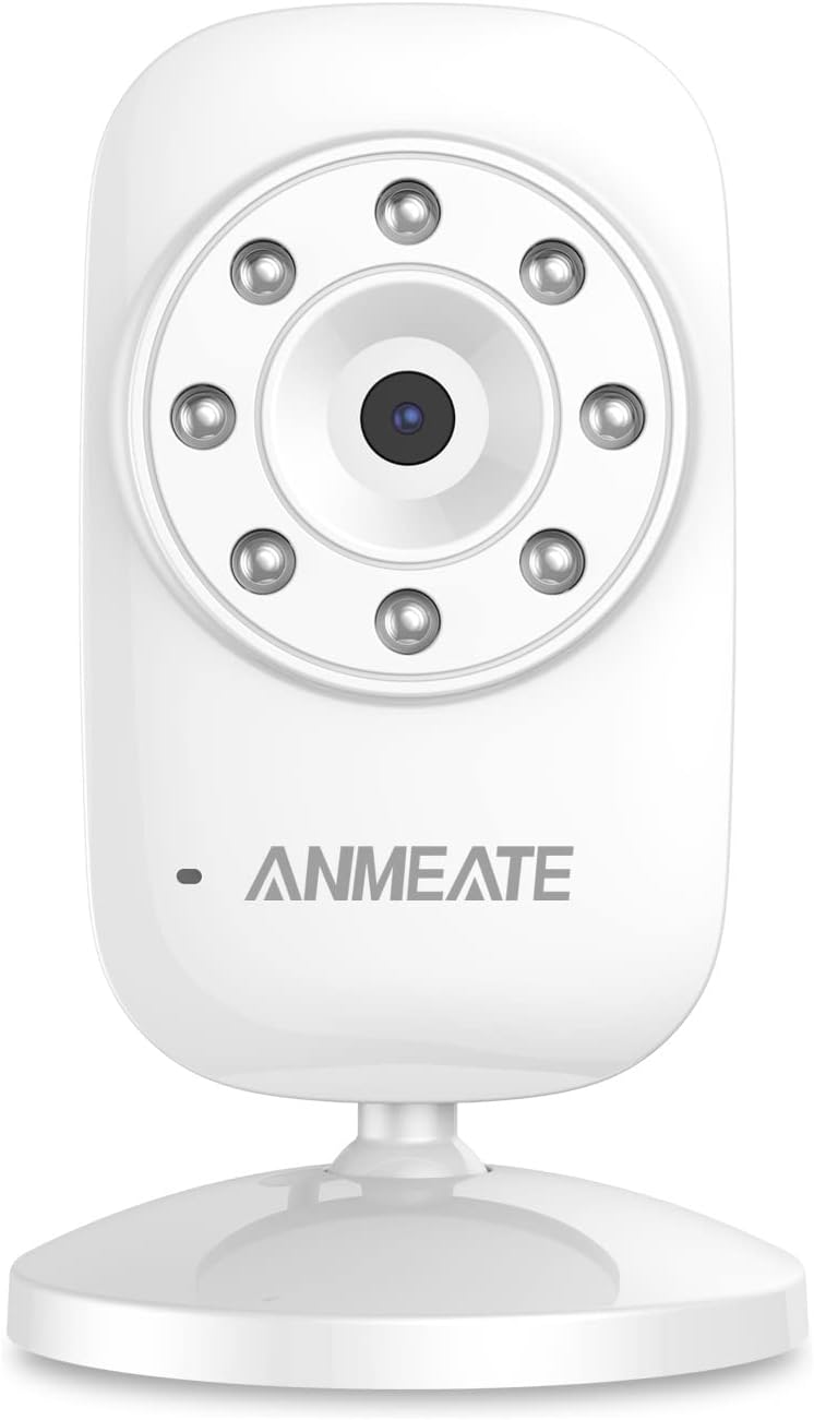 Video Baby Monitor with Digital Camera, 2.4Ghz Wireless, Night Vision, 2-Way Talk, 2.4inch, Pack of 2 O993