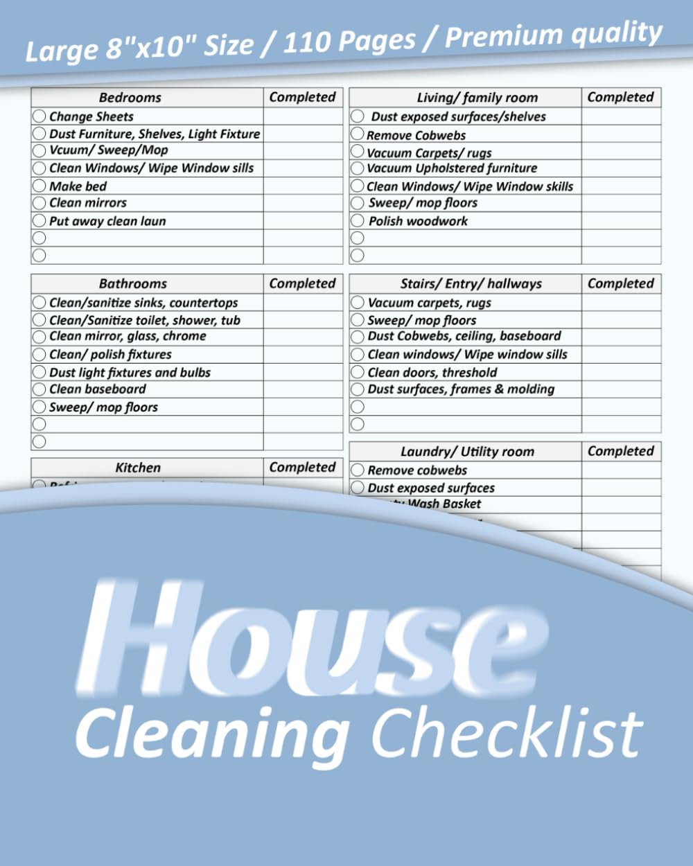 House cleaning checklist C23913
