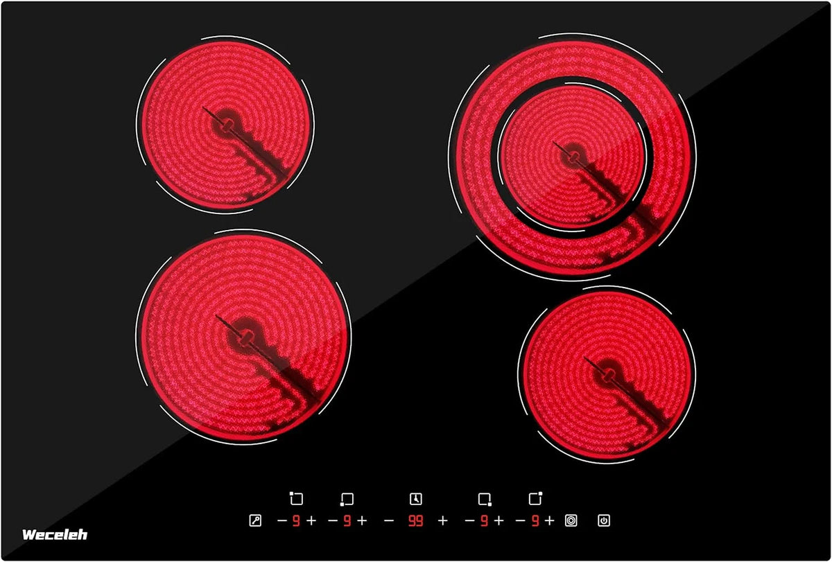 30" 4 Burners Built in Electric Cooktop T1690