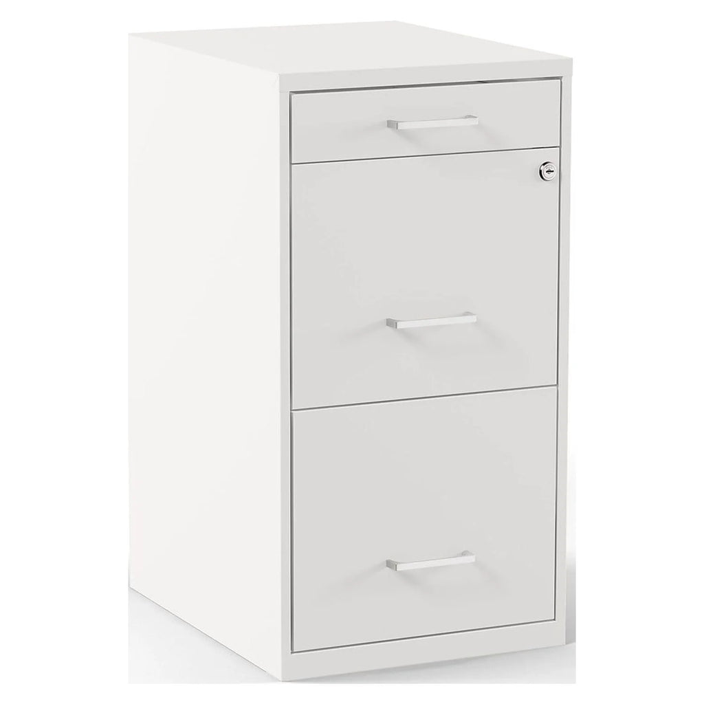 White 3-Drawer Vertical File Cabinet K686