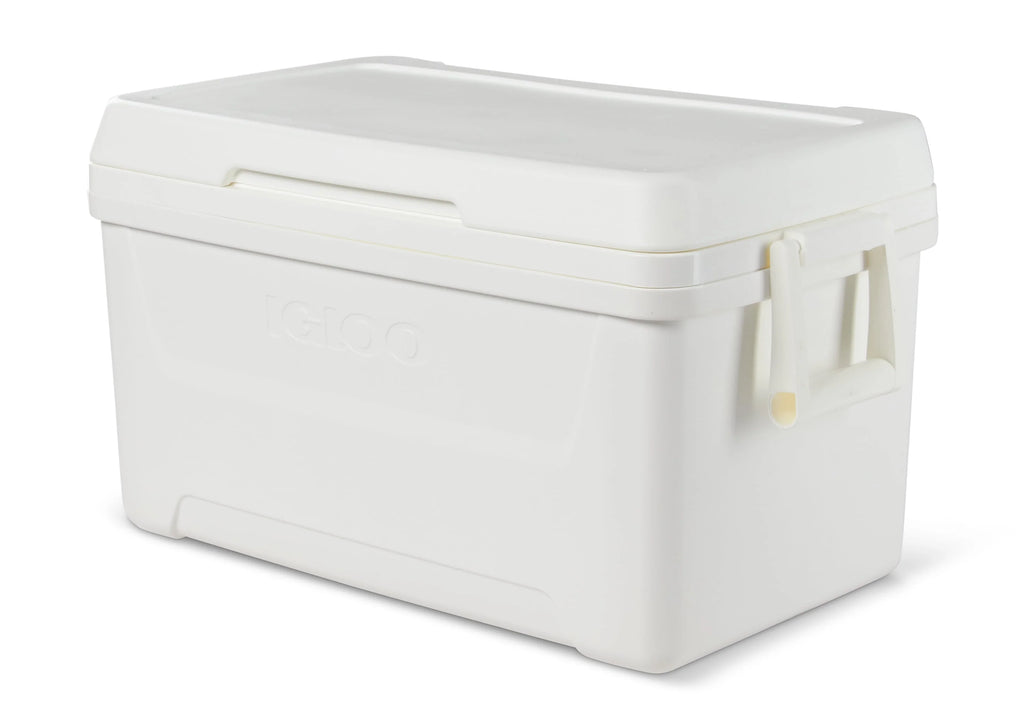 48 QT White Hard Sided Ice Chest Cooler G51885