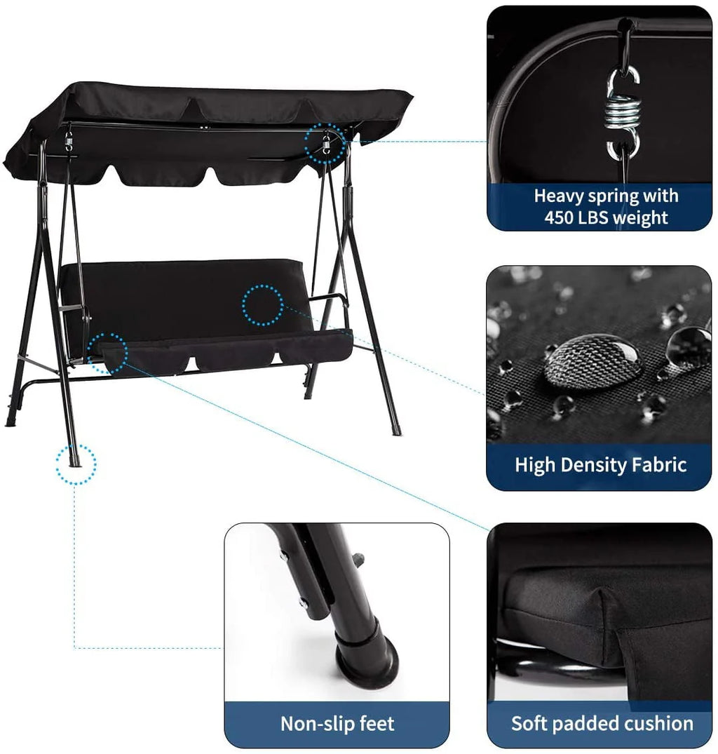 Stainless Steel Porch Swing Q703169