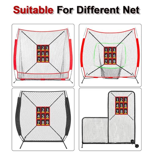 Adjustable Baseball Softball Strike Zone Target Net 19x27 in U764931