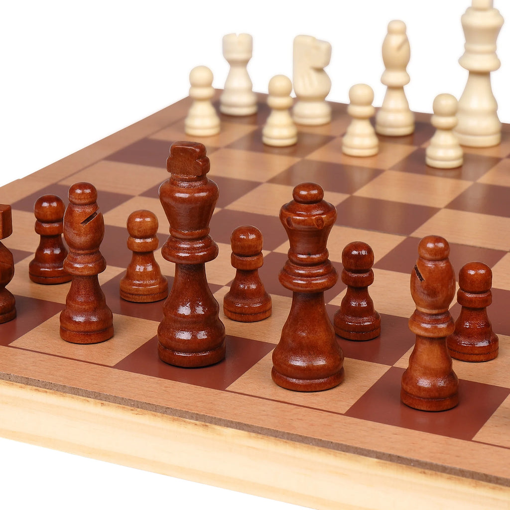 15'' Wooden Folding 3 in 1 Game Set M783085
