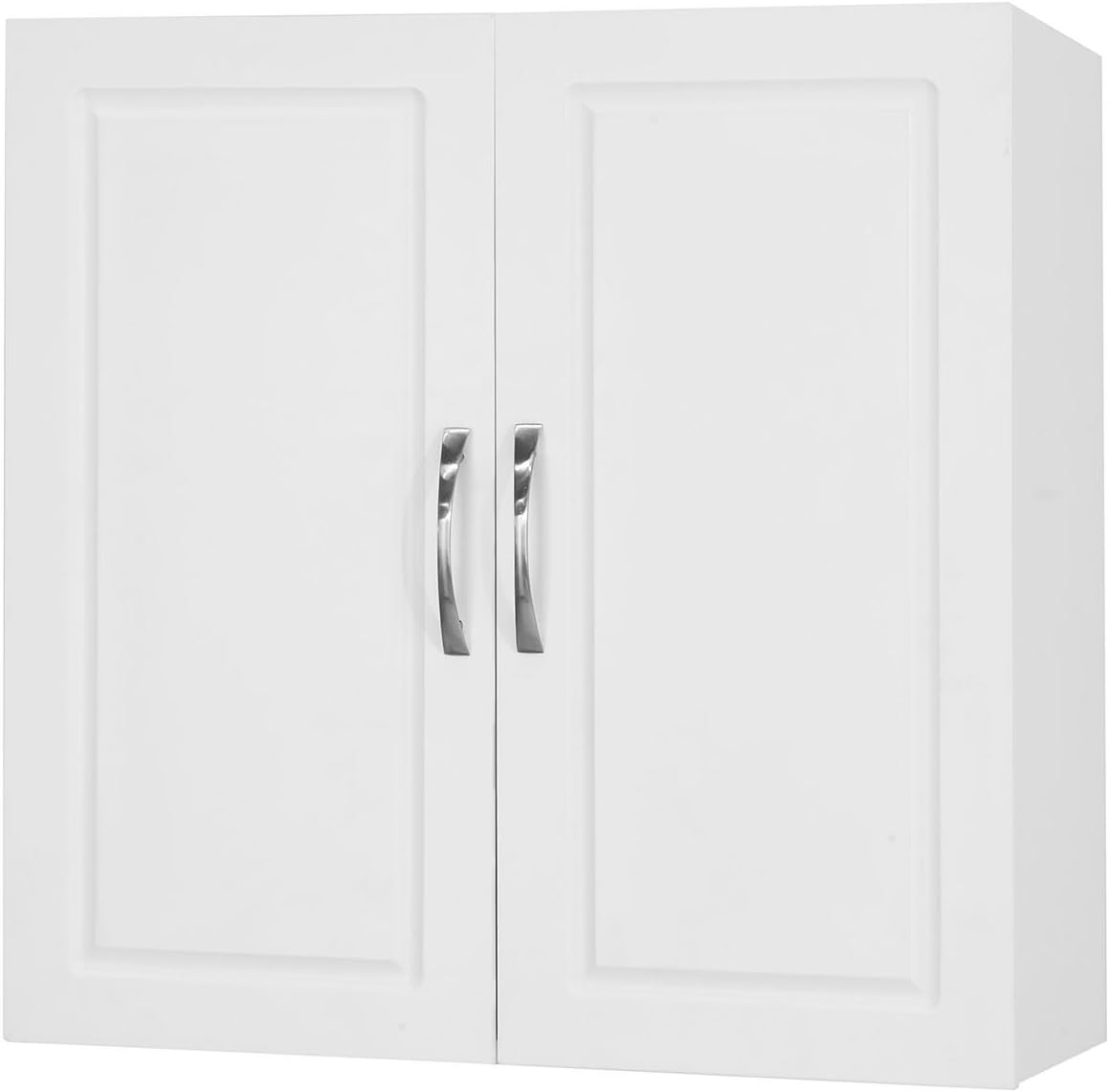 White Wall Cabinet with Shelf Pack of 2 F48402