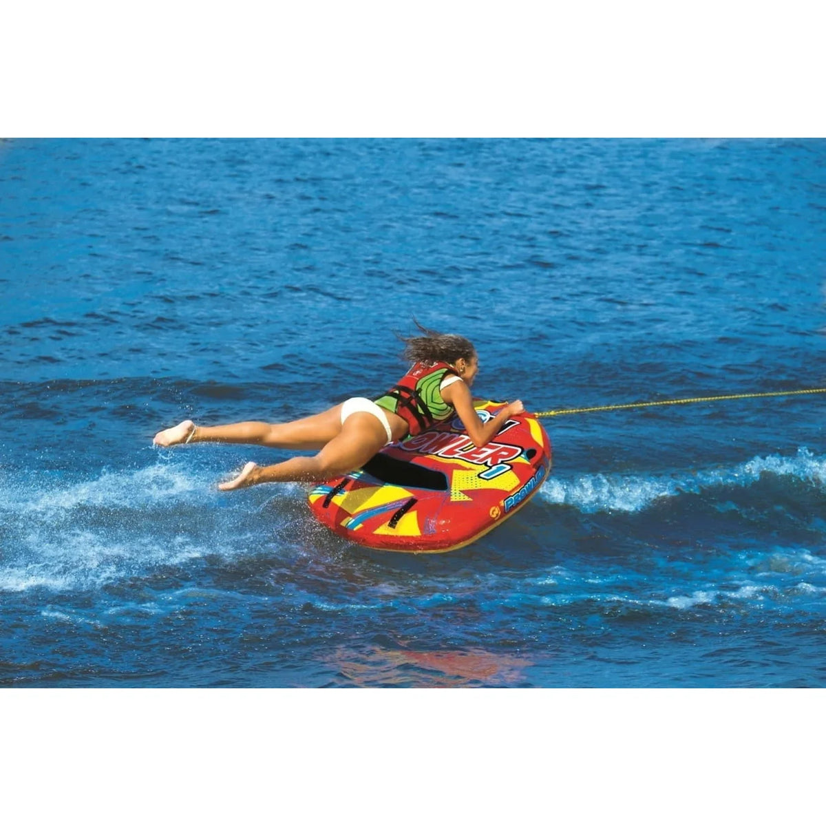 2 Person Towable Starter Kit with 12V Pump and Tow Rope Y89109