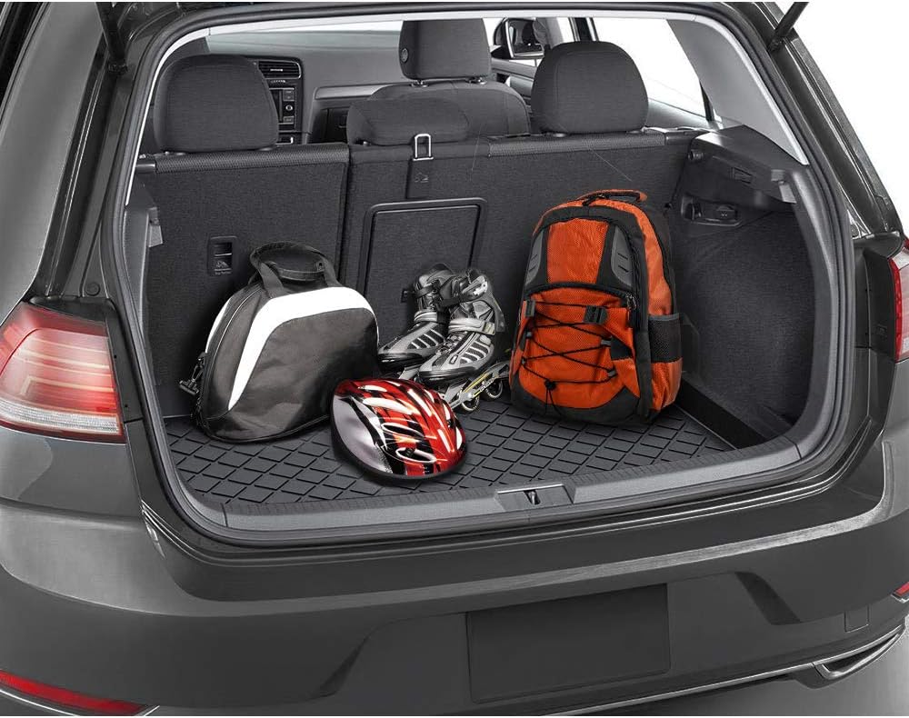 Waterproof Rear Trunk Cargo Mat Liner Black P318