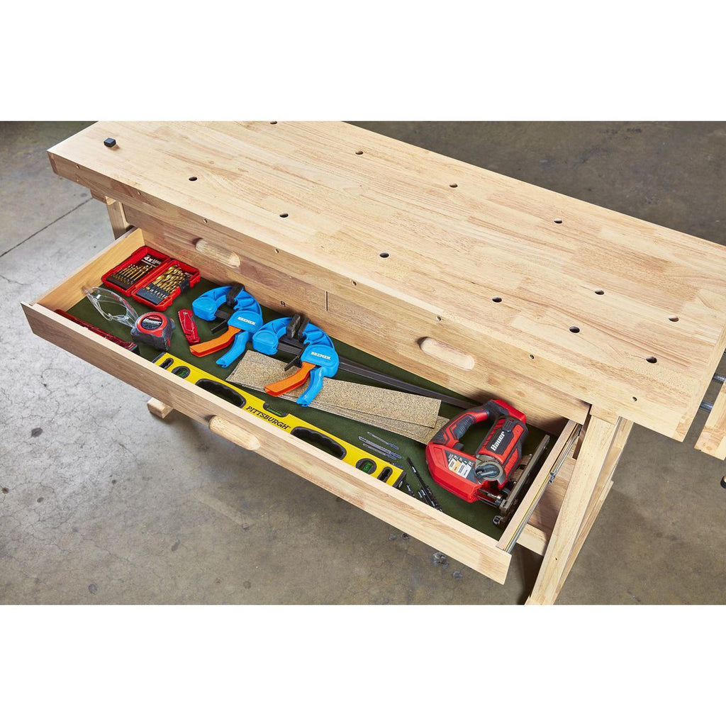 60 in. 3-Drawer Hardwood Workbench Z5579