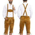 Genuine Leather Light Brown Knee Lederhosen N95577