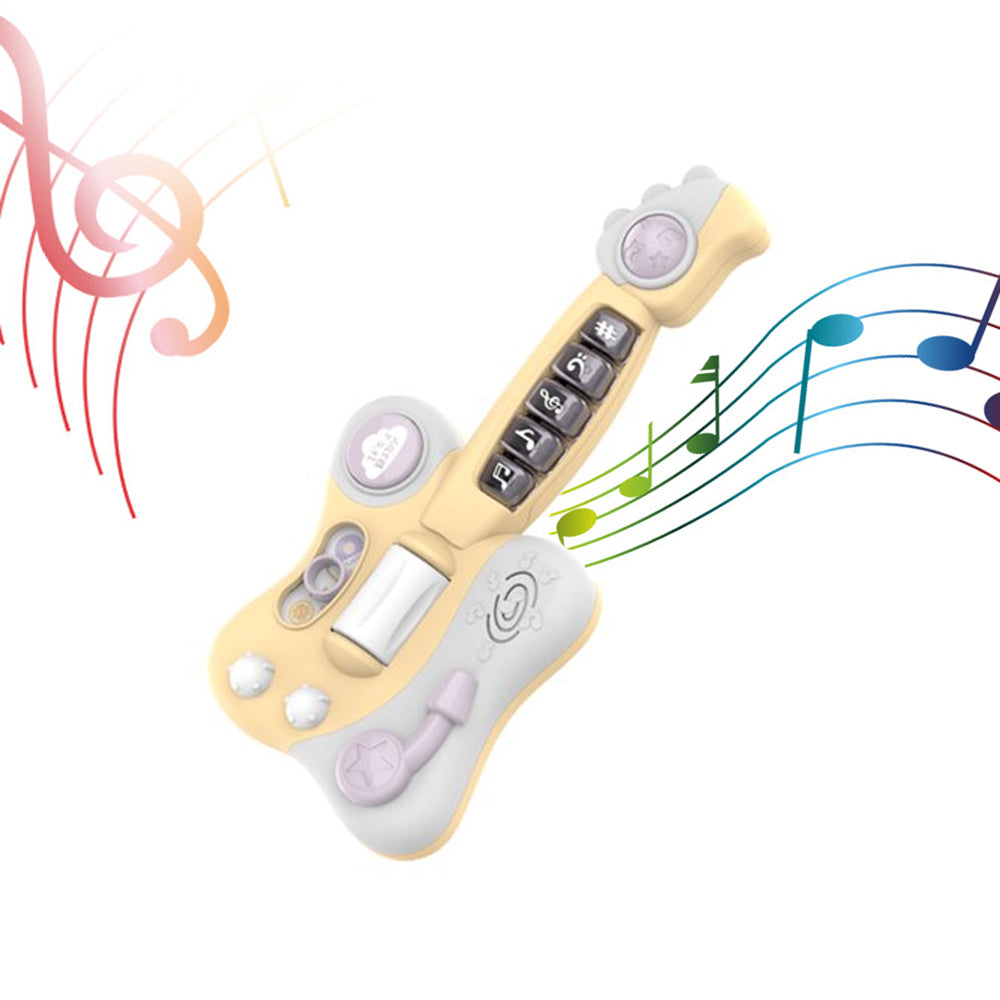 Light Up Musical Guitar Toy with Sound and Light T9545
