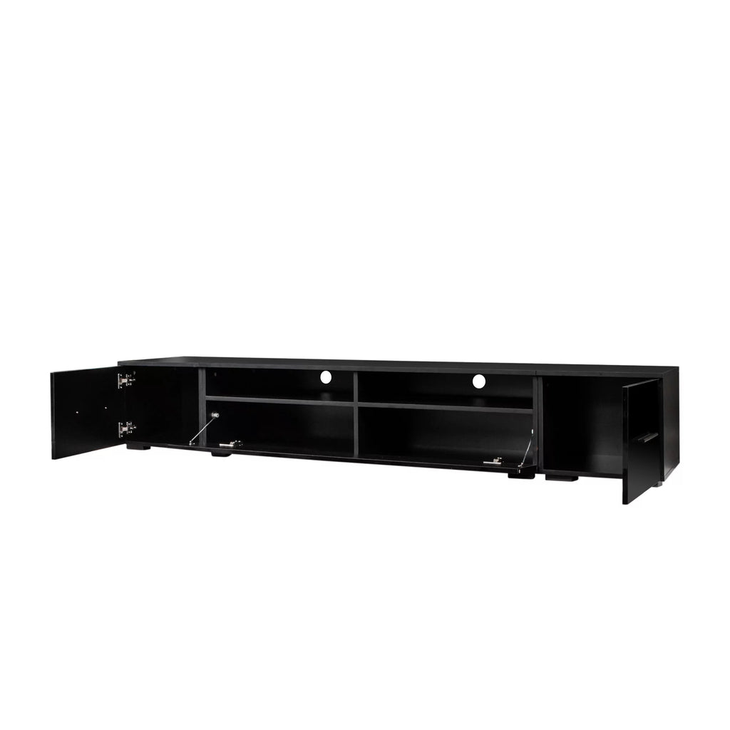 Black TV Stand with LED Lights R215400