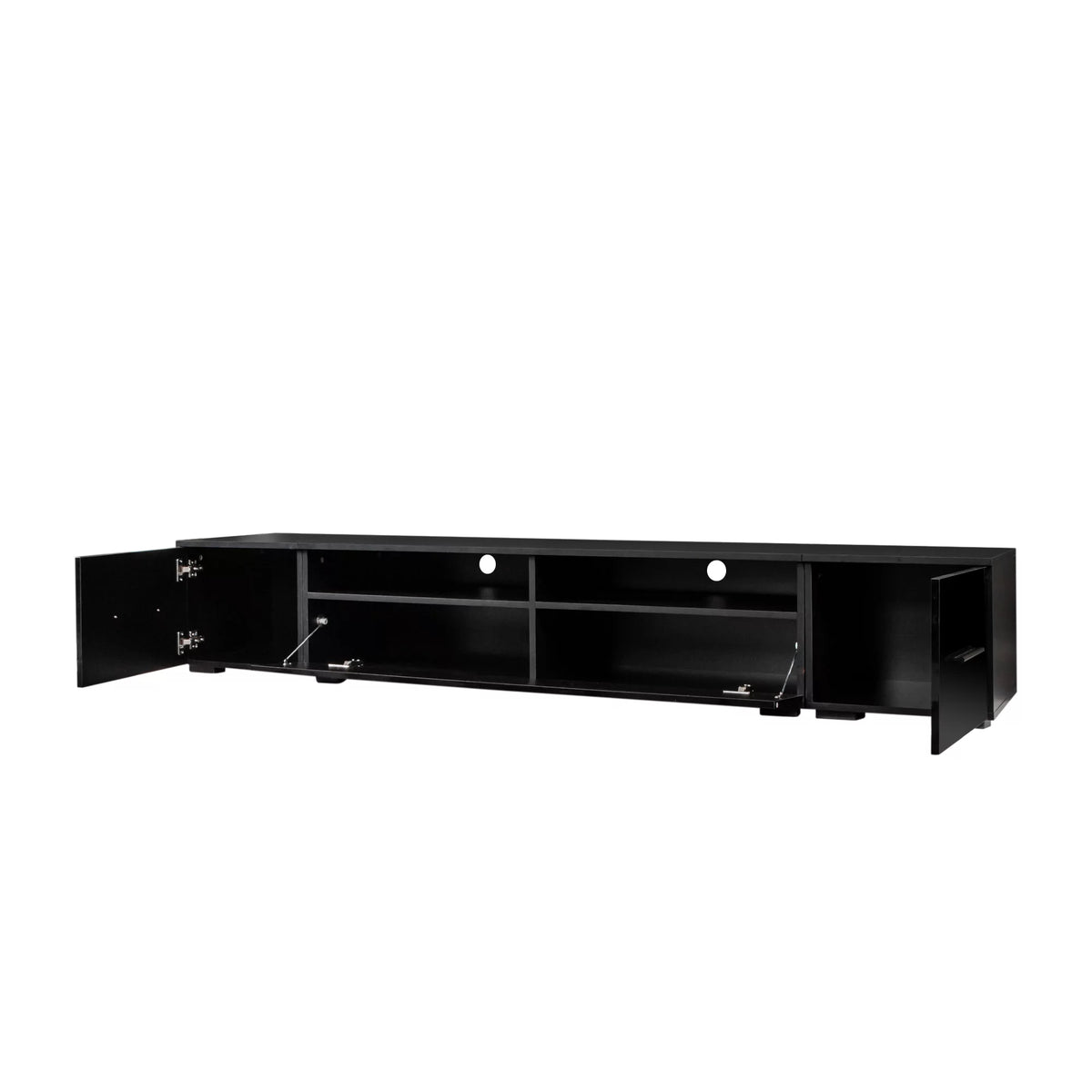 Black TV Stand with LED Lights R215400