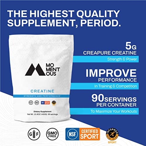 Creatine Monohydrate Powder, 5g Per Serving (90 Servings) P4379