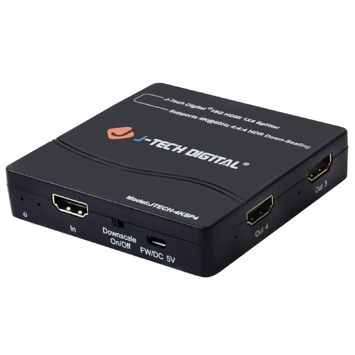 HDMI Splitter 4K 60Hz 1X4 HDMI 2.0 Splitter Pack of 2 X5023