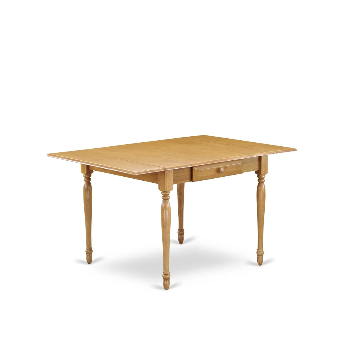 3 Pc Solid Wood Dining Table Set with 2 Chairs, Oak Finish V63764