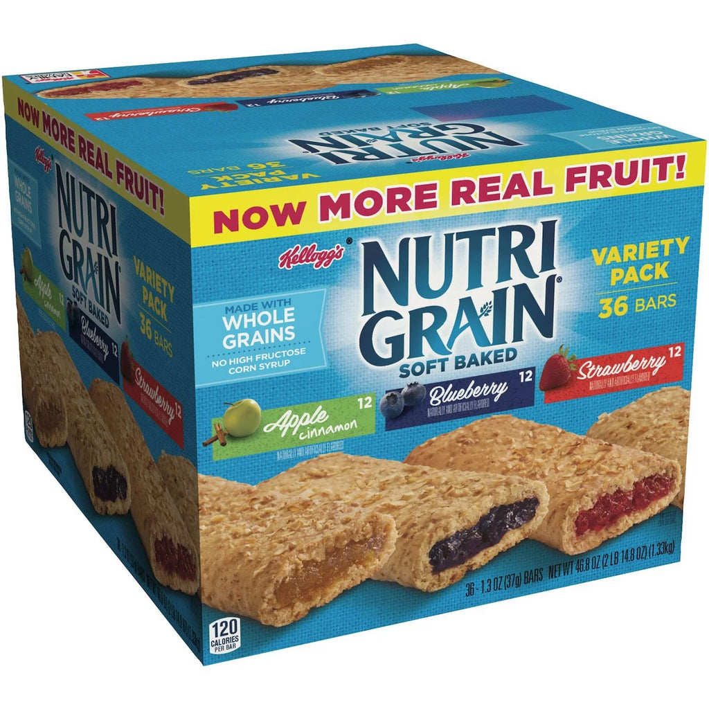 Cereal Bars Variety Pack 1.3 oz 36-Count D642238