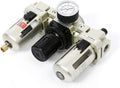 Compressed Air Filter Regulator Lubricator 1/4 NPT with Gauge and Bracket F220039