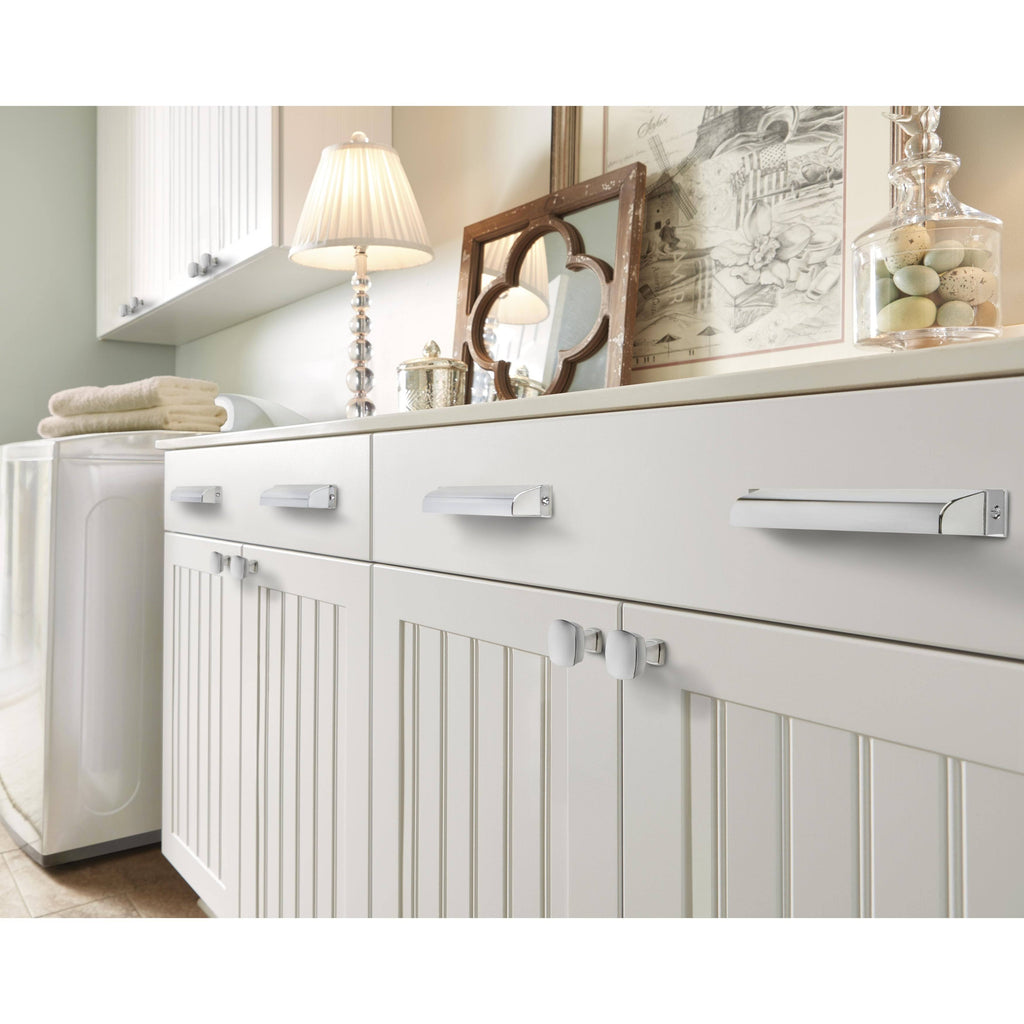 Polished Chrome Cabinet Cup Pull 10 Pack K913449