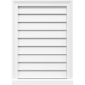 PVC Gable Vent with Brickmould D2659