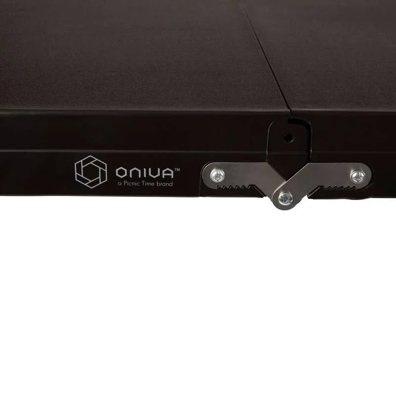 Black Picnic Table with Umbrella F355240