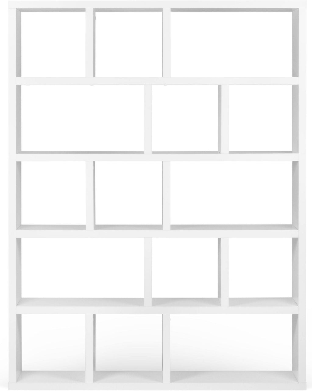 5 Levels Bookcase 150 cm Pure White Q820