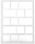 5 Levels Bookcase 150 cm Pure White Q820